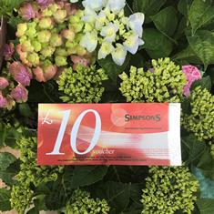 Simpsons 10 Gift Voucher