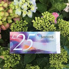 Simpsons 25 Gift Voucher