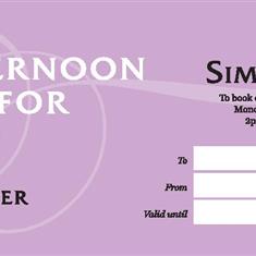 Afternoon Tea For Two Voucher