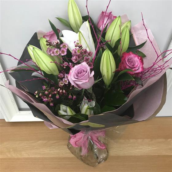 Mother s Day Rose And Lily Bouquet Mother s Day Rose And Lily Bouquet